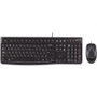 Logitech MK120 Combo de Teclado y Ratón USB, Distribución Inglesa UK